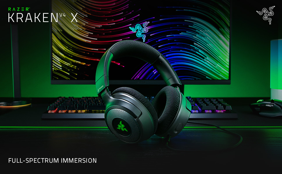 Razer Kraken V4 X Wired Gaming Headset with RGB